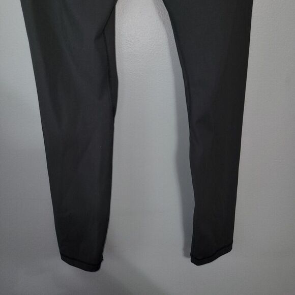 Crz Yoga Dark Charcoal Gray Leggings Athletic Ankle Length Size 4/6 Small 4 6 - Picture 5 of 7